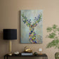 Fantastic Florals Deer, Portrait - Canvas Art Print