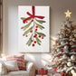 Frostlit Dusk Hearth - Canvas Art Print