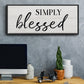 Simply - Floater Framed Canvas Print