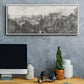City of Cleveland - Floater Framed Canvas Print