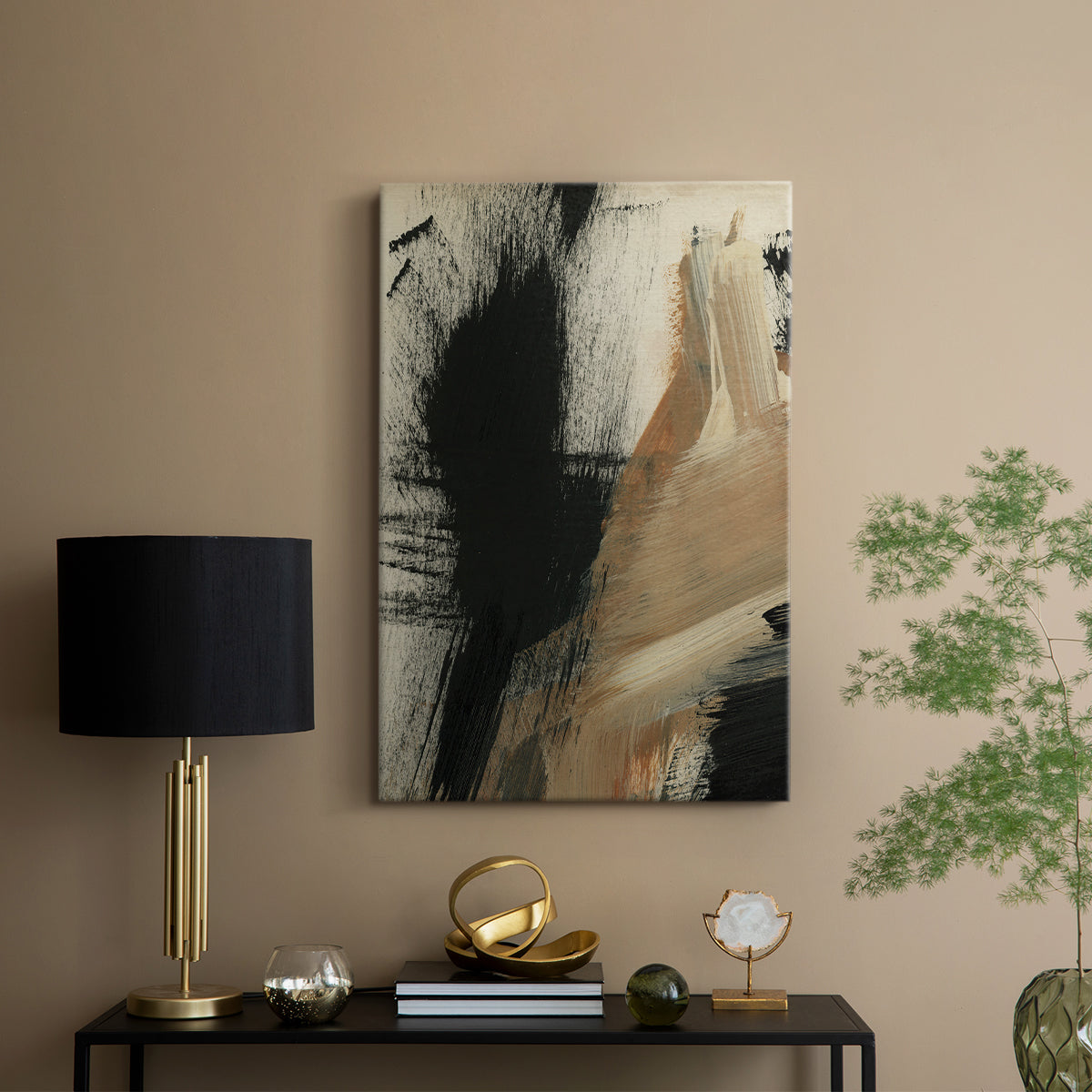 Baked Paintstrokes I - Canvas Art Print