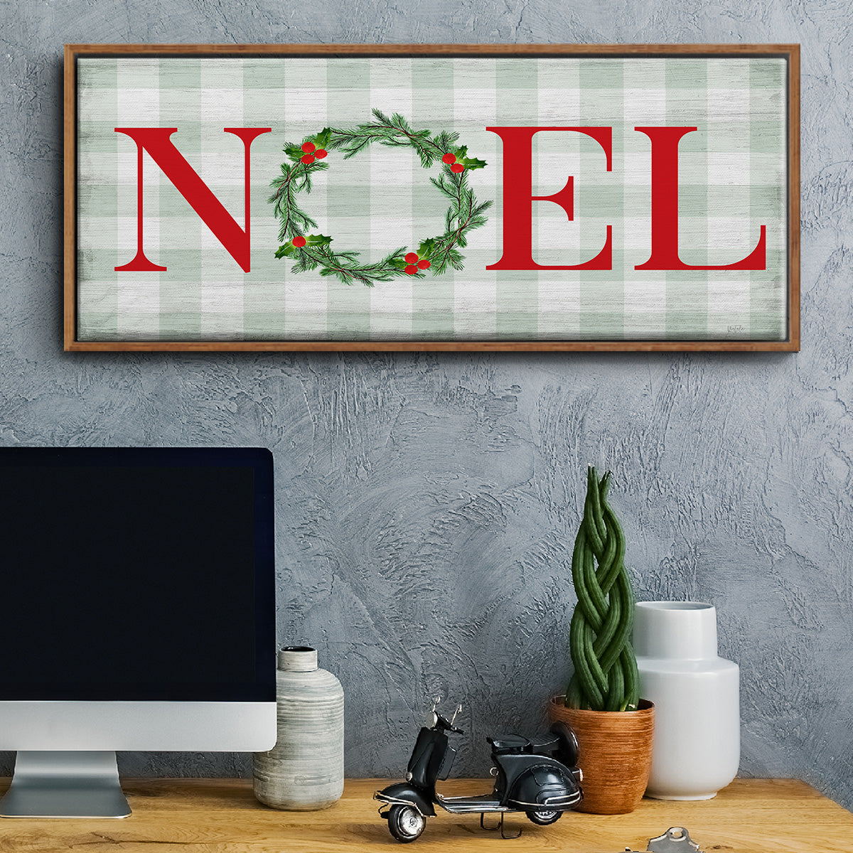 Noel - Floater Framed Canvas Print