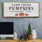 Farm Fresh Pumpkins - Floater Framed Canvas Print