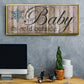 Baby It's Cold - Floater Framed Canvas Print