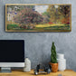 The Park - Floater Framed Canvas Print