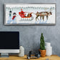 Santa's Snowmen Collection D - Floater Framed Canvas Print