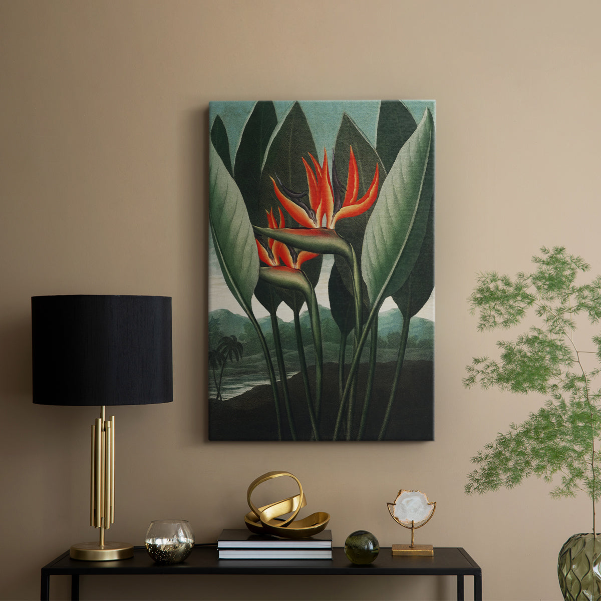 Temple of Flora IV - Canvas Art Print