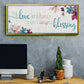 Family Blessing - Floater Framed Canvas Print