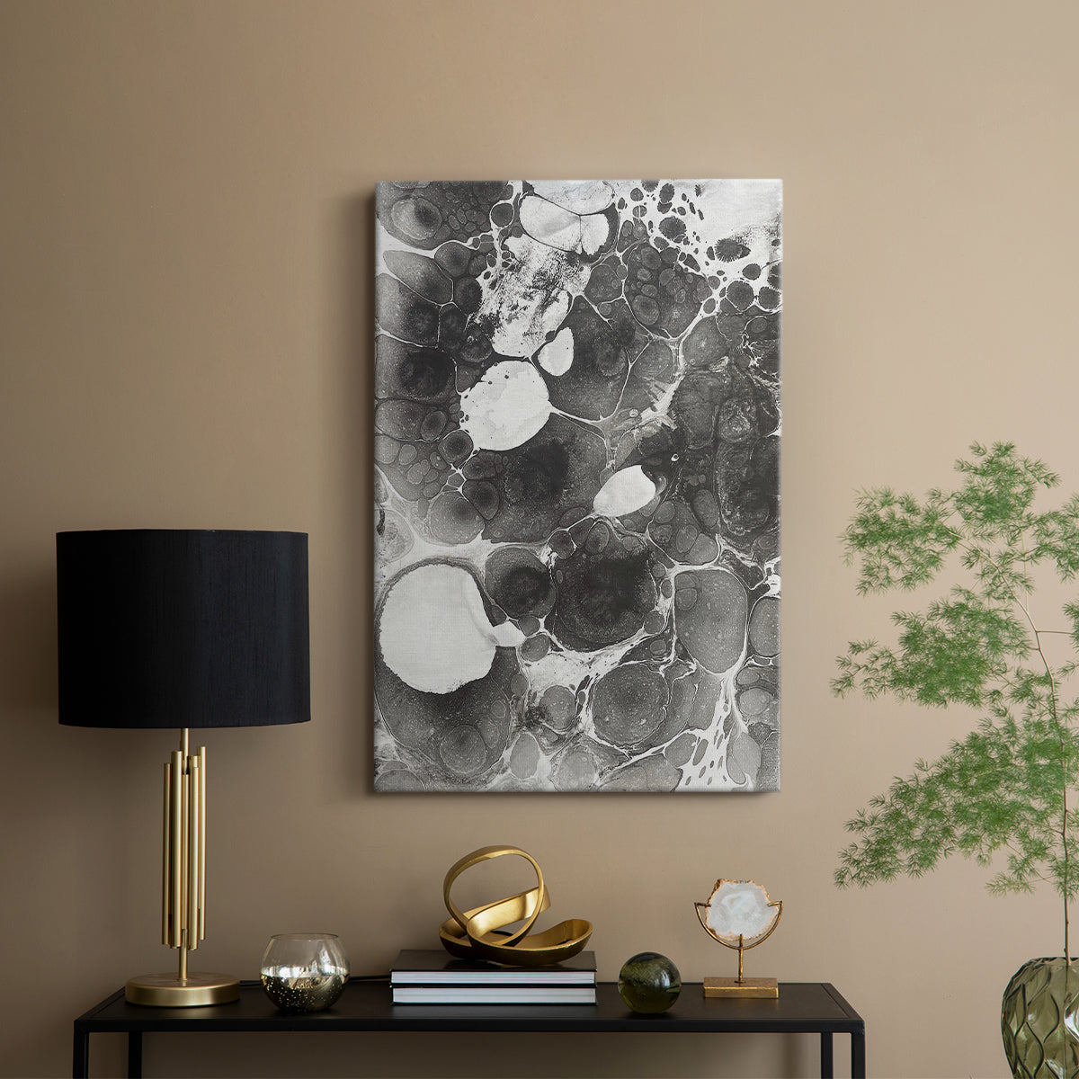 Marbling IV - Canvas Art Print