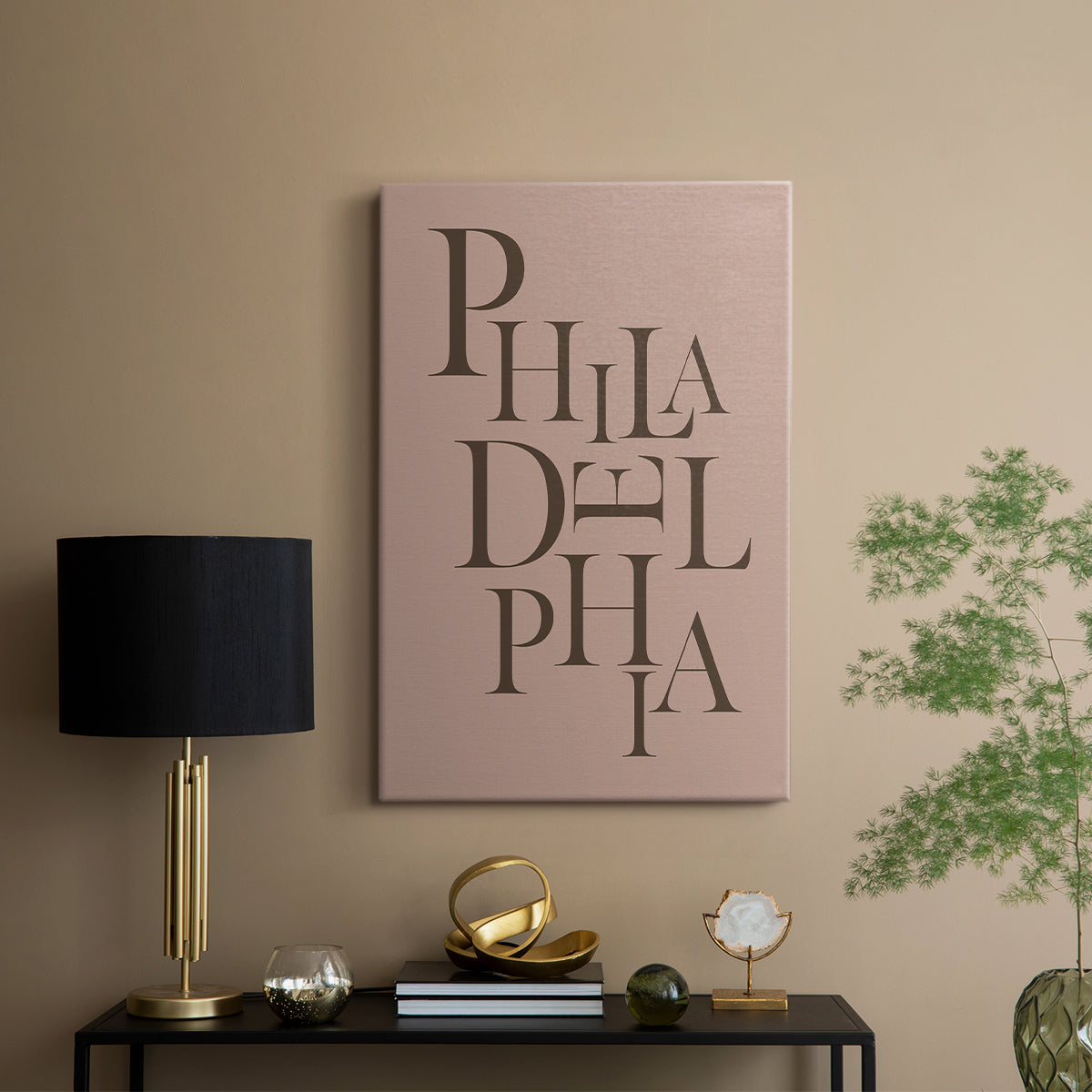Neutral City Center Type IV - Canvas Art Print