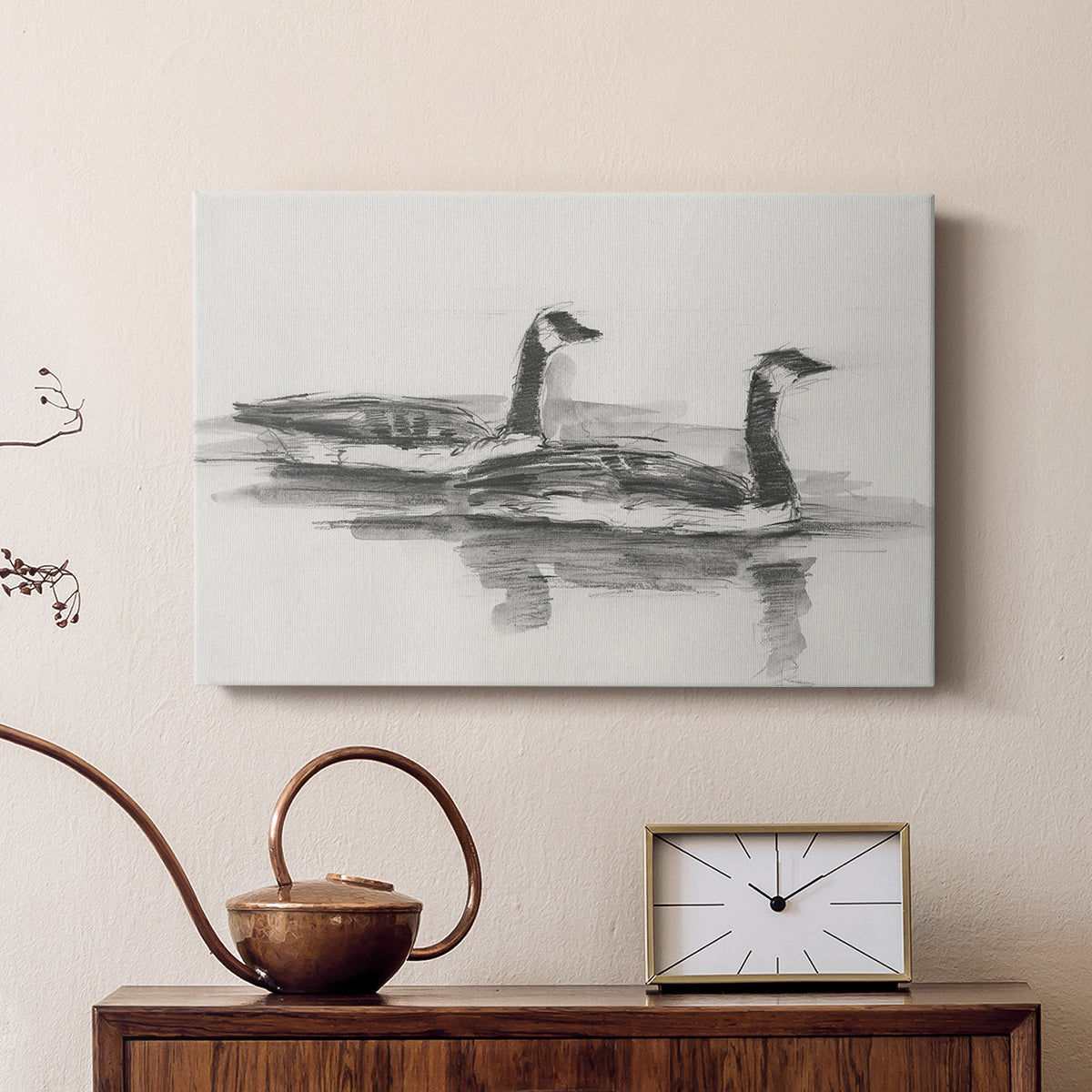 Geese Study I - Canvas Art Print
