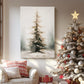 Night of Pearled Fir - Canvas Art Print