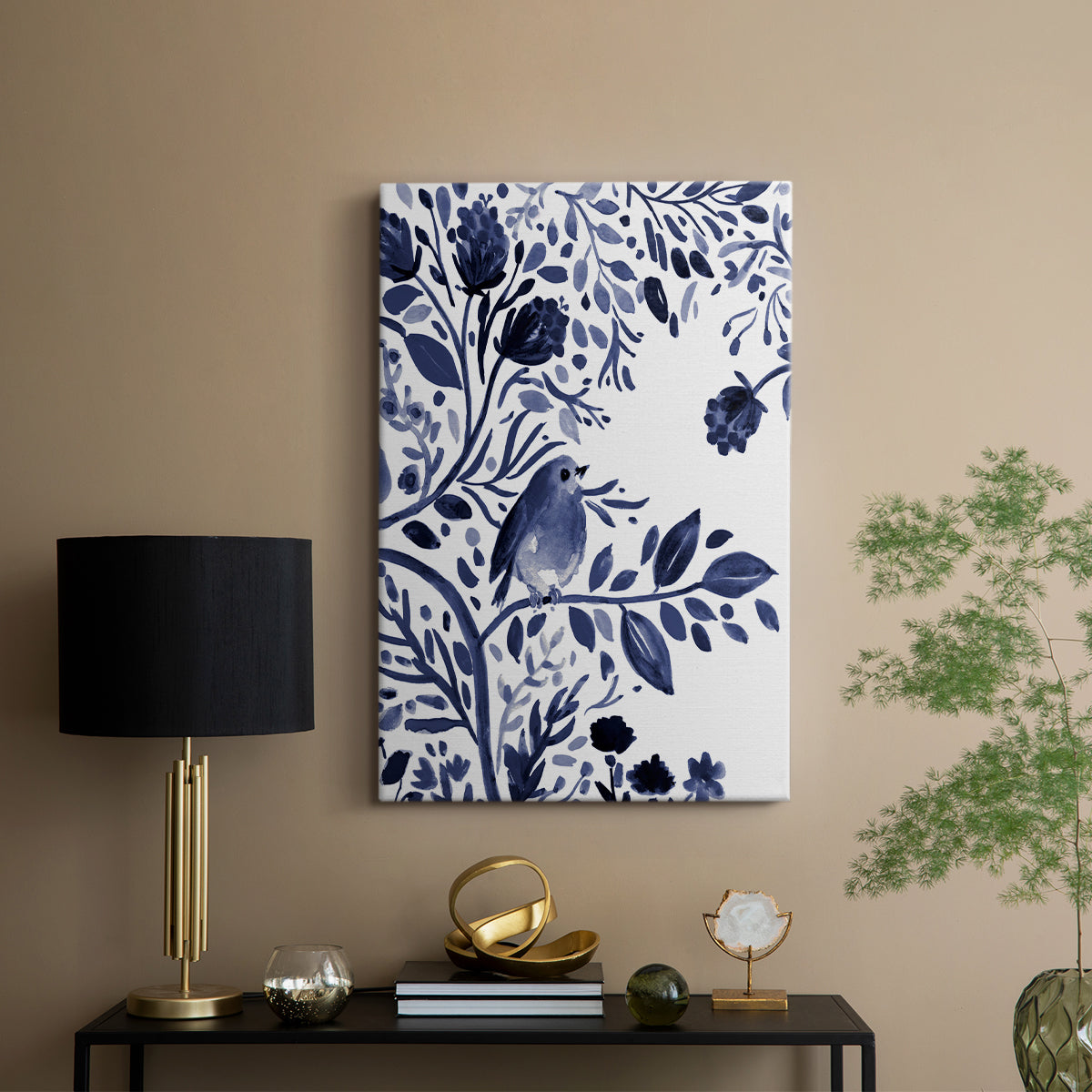 Indigo Song I - Canvas Art Print
