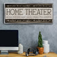 Home Theater - Floater Framed Canvas Print