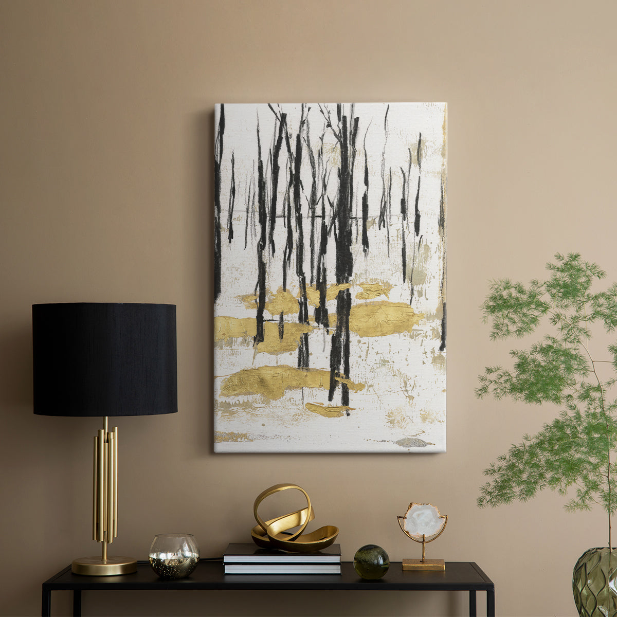 Gilded Winter I - Canvas Art Print
