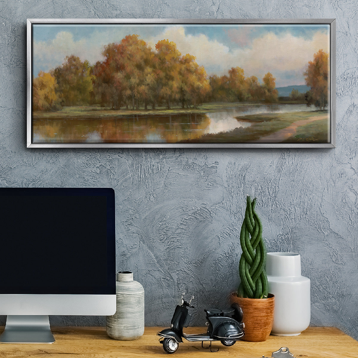 Shenandoah II - Floater Framed Canvas Print