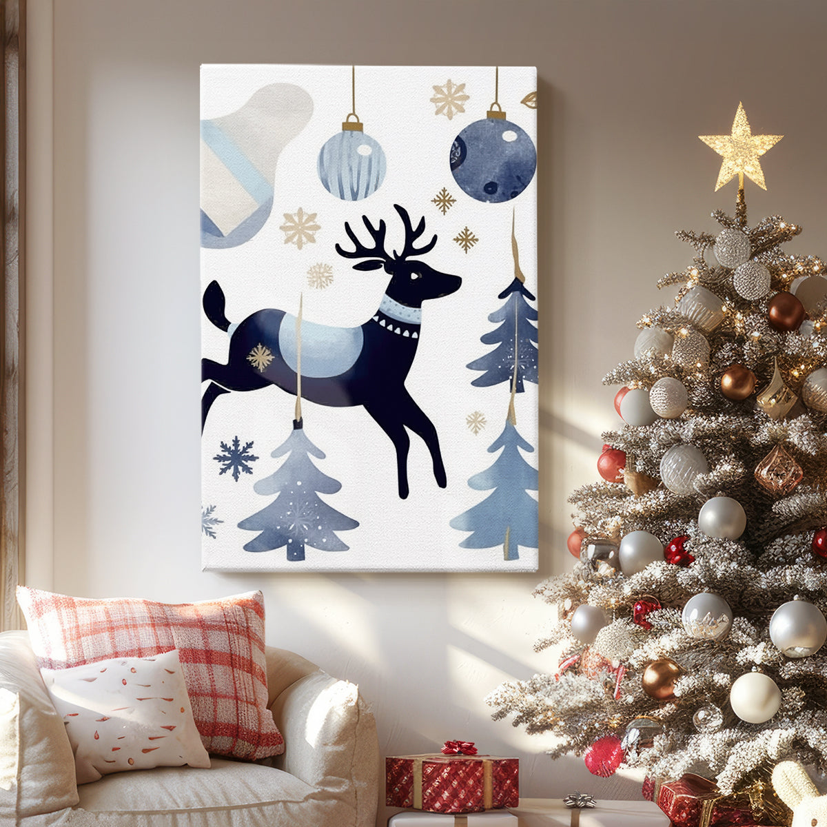 Snowwhite Twilight Carol - Canvas Art Print
