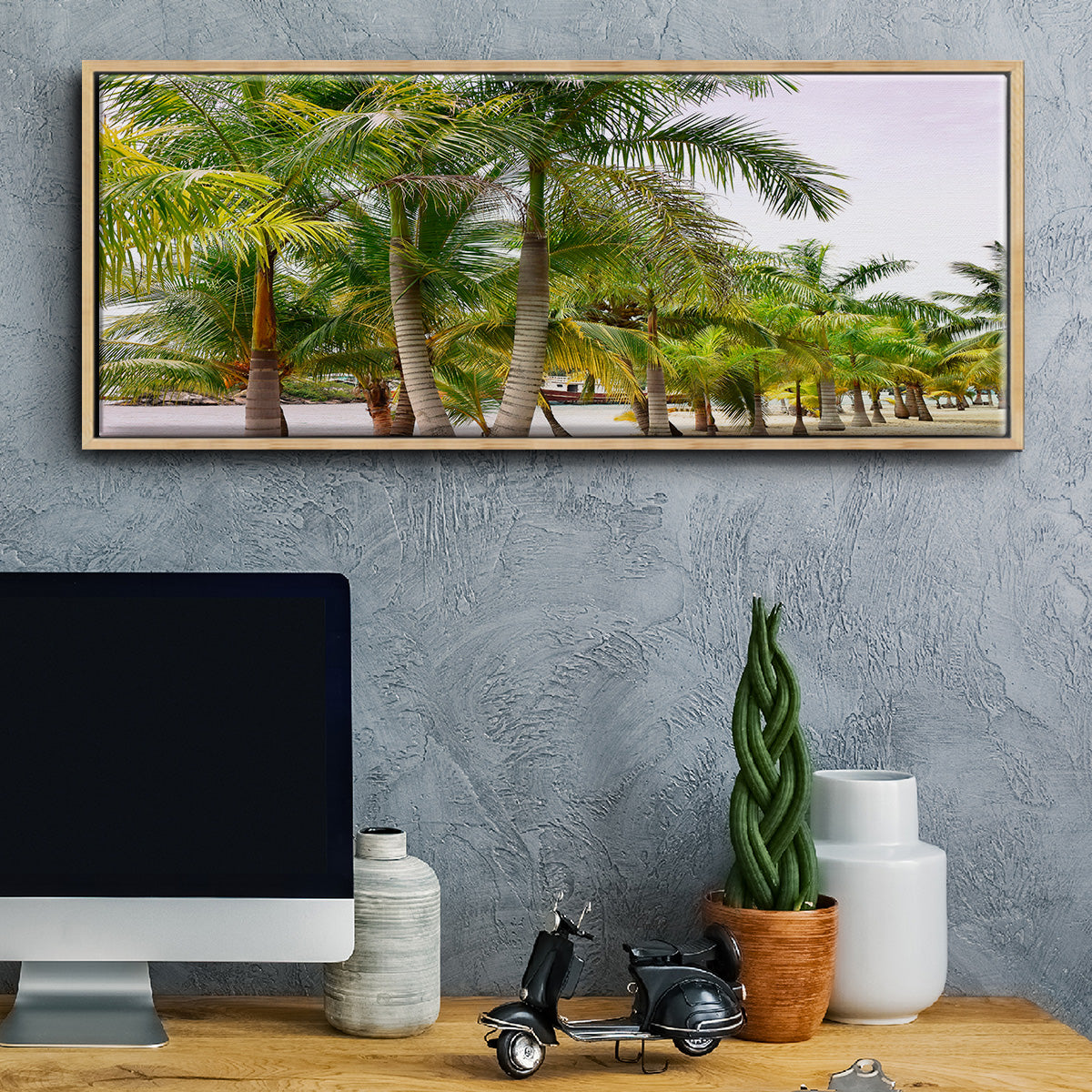 Summer Day - Floater Framed Canvas Print