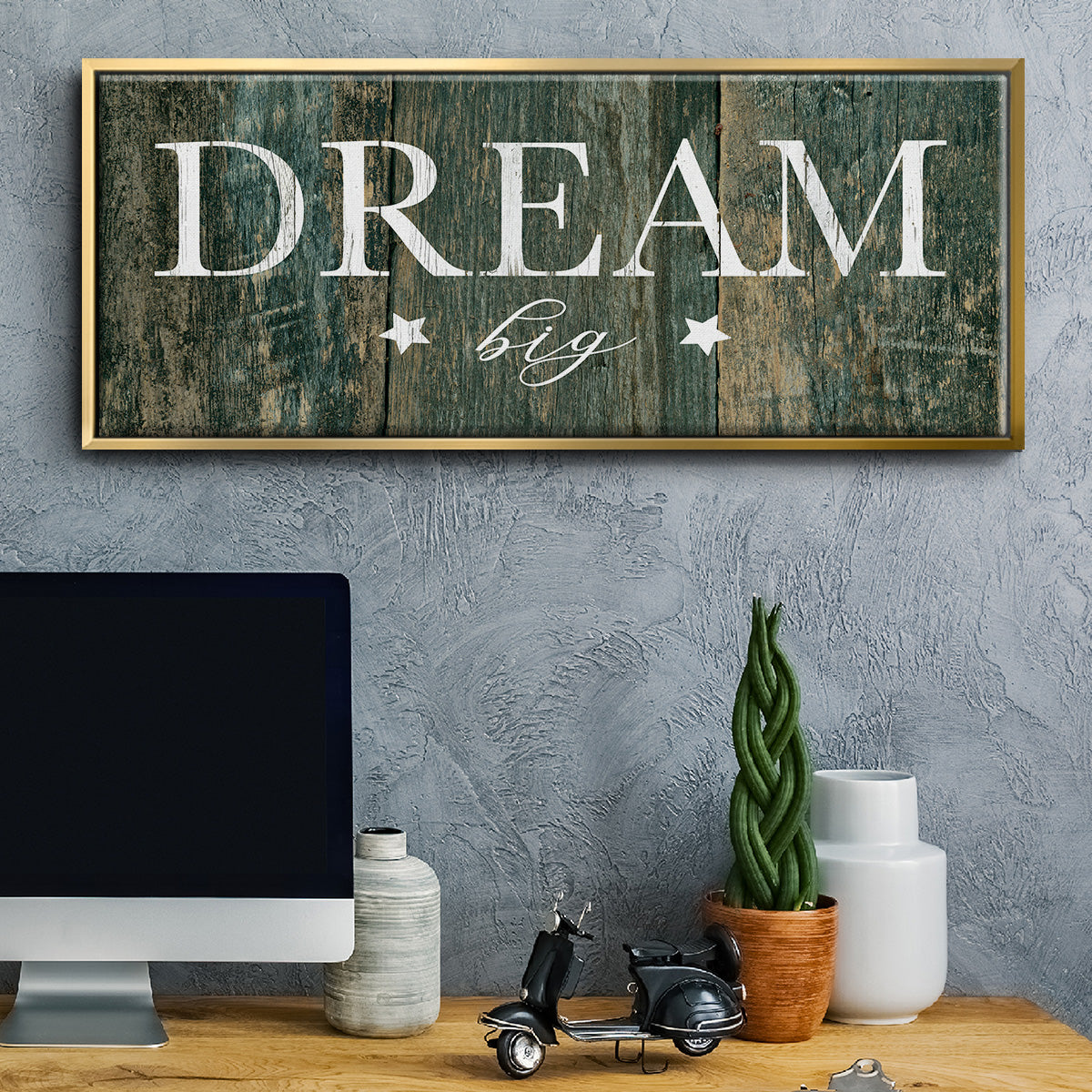 Dream Big - Floater Framed Canvas Print