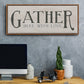 Gather Here With Love - Floater Framed Canvas Print