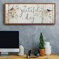 Grateful for this Day - Floater Framed Canvas Print
