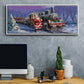 All Aboard - Floater Framed Canvas Print