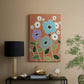 Woodblock Floral IV - Canvas Art Print