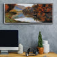 Rowboat on the Seine at Jeufosse, 1884 - Floater Framed Canvas Print