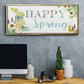 Happy Spring - Floater Framed Canvas Print