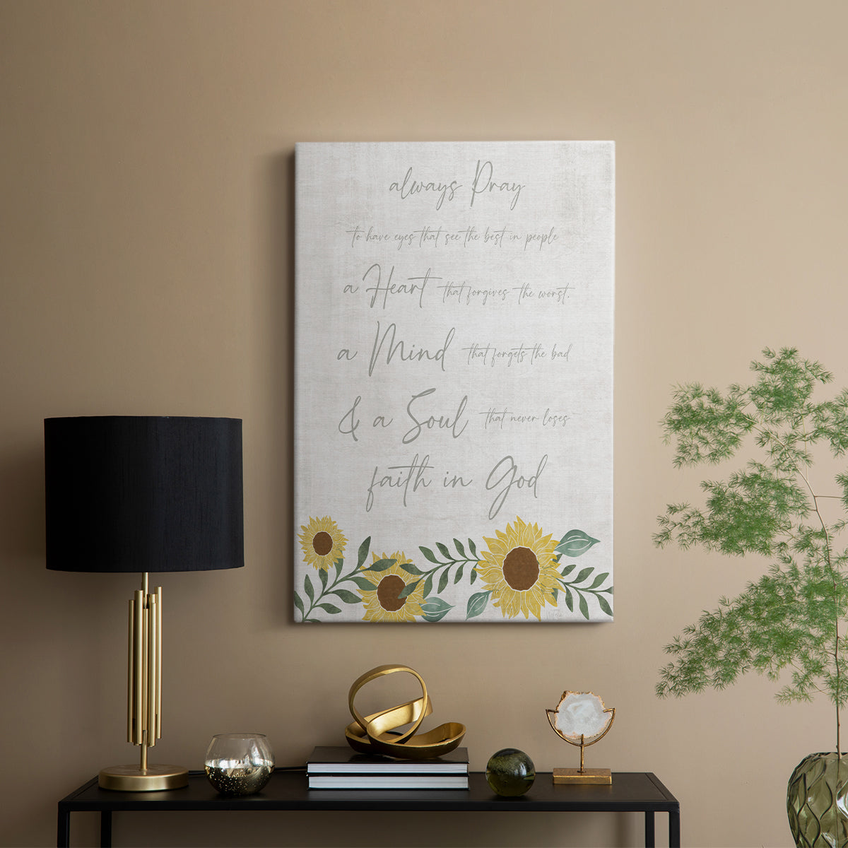 Always Pray - Canvas Art Print