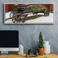 Country Store Wagon - Floater Framed Canvas Print