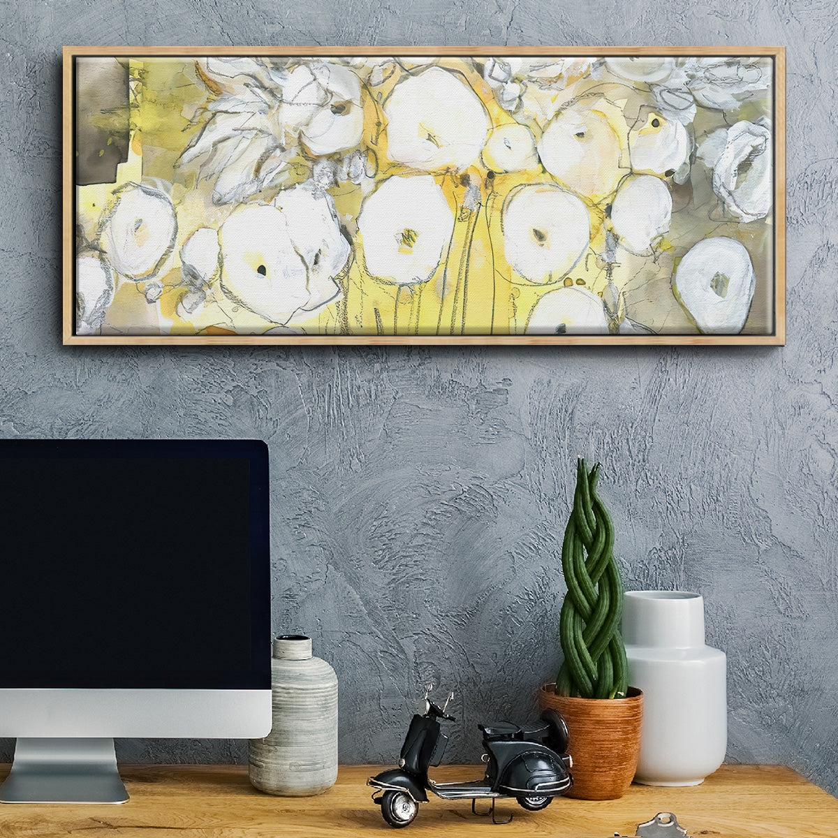 Heirloom Treasure II - Floater Framed Canvas Print