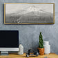 Mount Shasta - Floater Framed Canvas Print