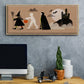 Graphic Halloween Collection D - Floater Framed Canvas Print