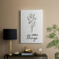 Simple Things Sketch - Canvas Art Print