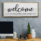 Welcome Ever After - Floater Framed Canvas Print