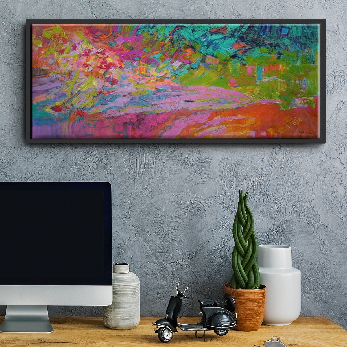 Passion Diva - Floater Framed Canvas Print