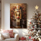 Candlelit Sleigh Hearth - Canvas Art Print