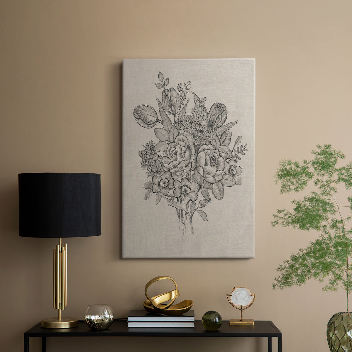 Floral Bouquet II - Canvas Art Print