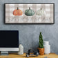 Gather With Grateful Hearts - Floater Framed Canvas Print