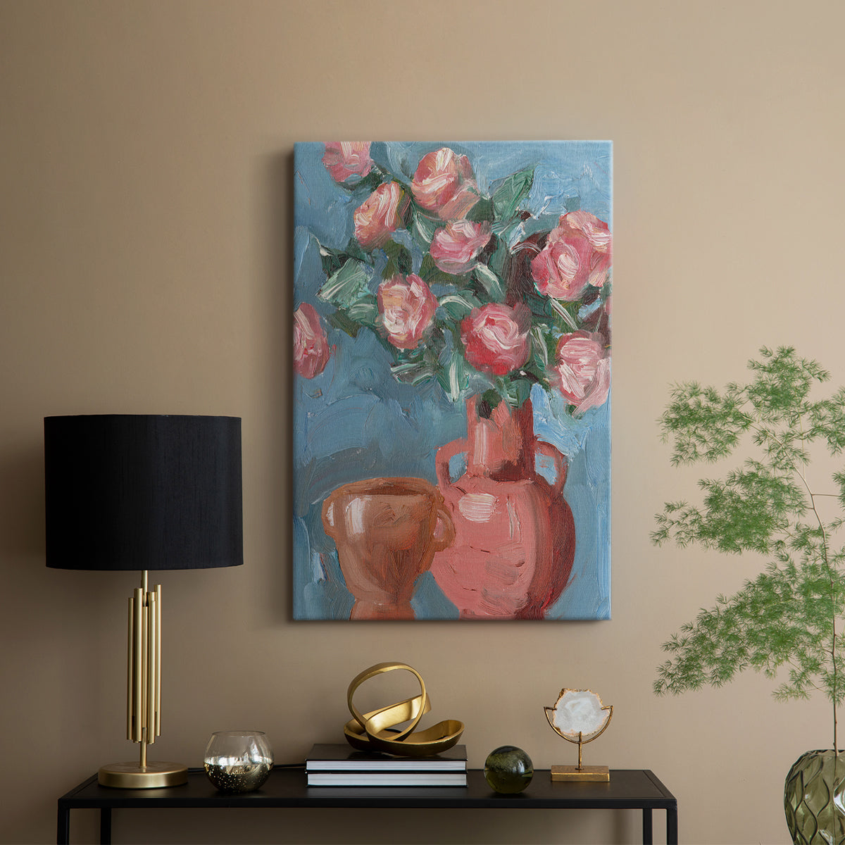Rosa Blooms I - Canvas Art Print