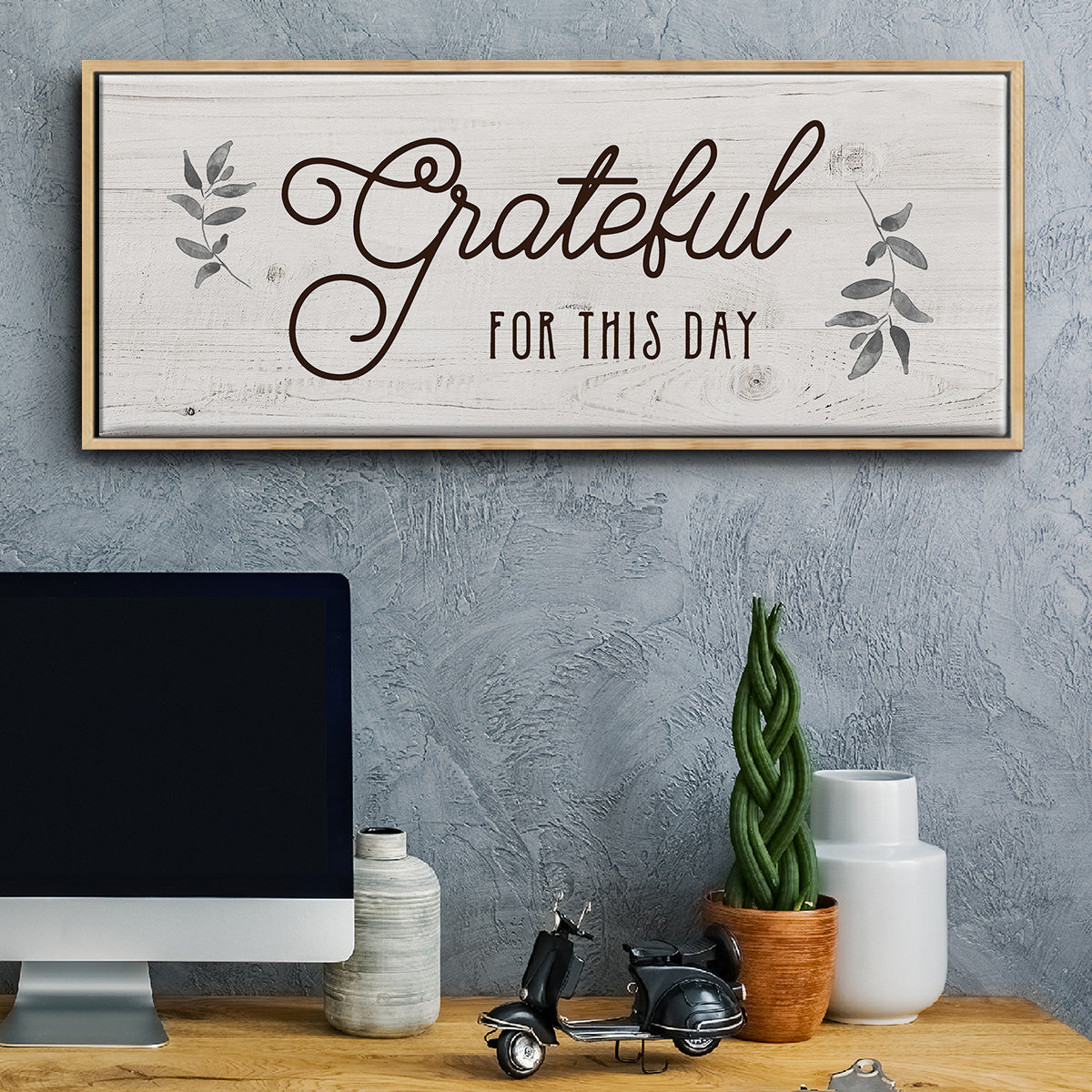 For this Day - Floater Framed Canvas Print
