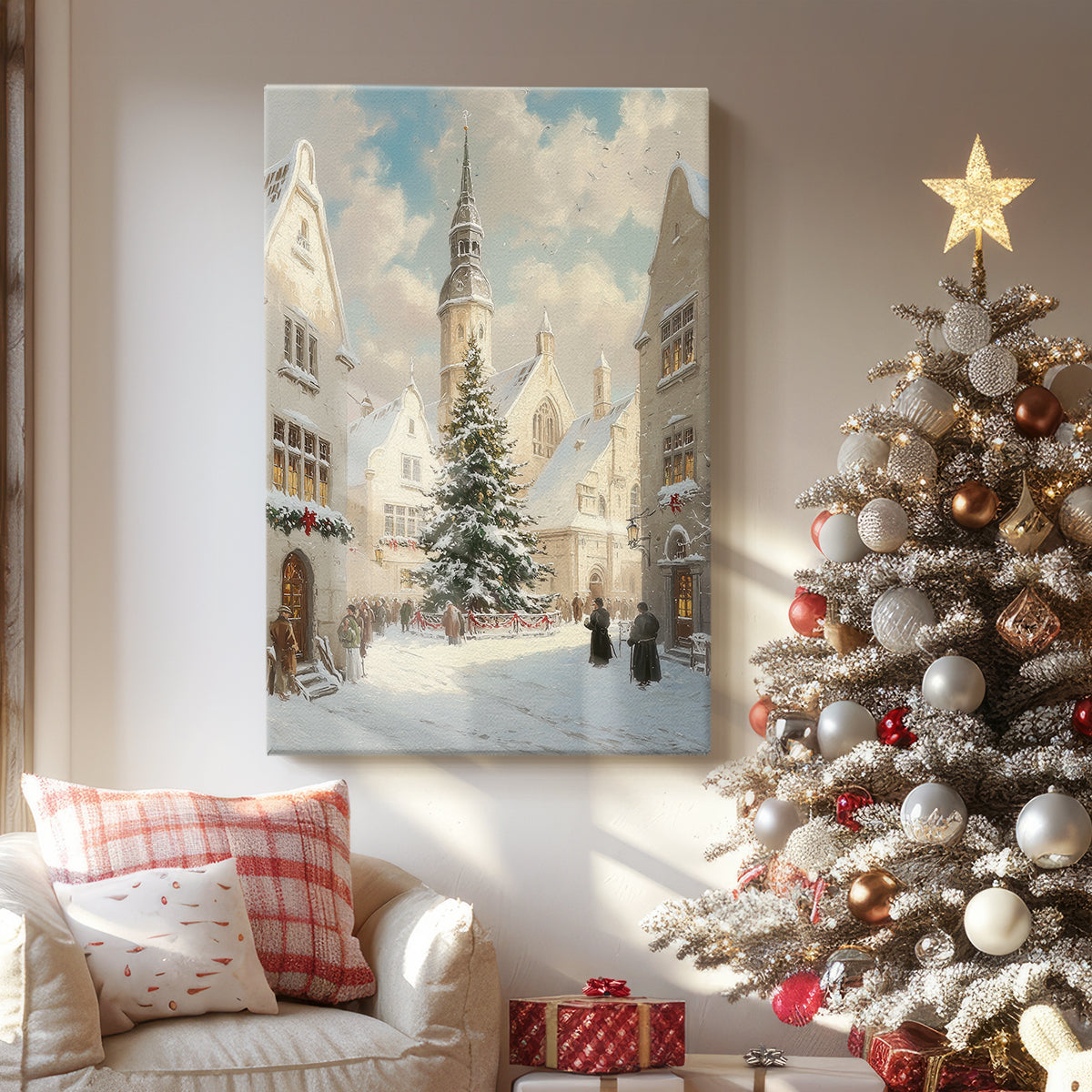 Pearled Serenade of Lantern - Canvas Art Print