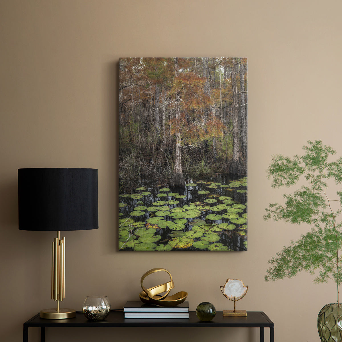 Black Water I - Canvas Art Print