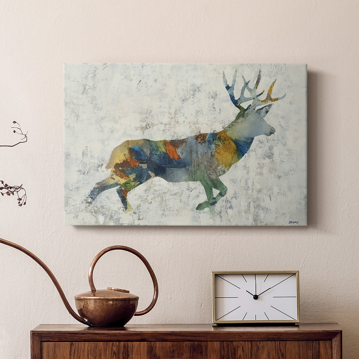 Deer Totem - Canvas Art Print