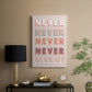 Never Give Up - Canvas Art Print