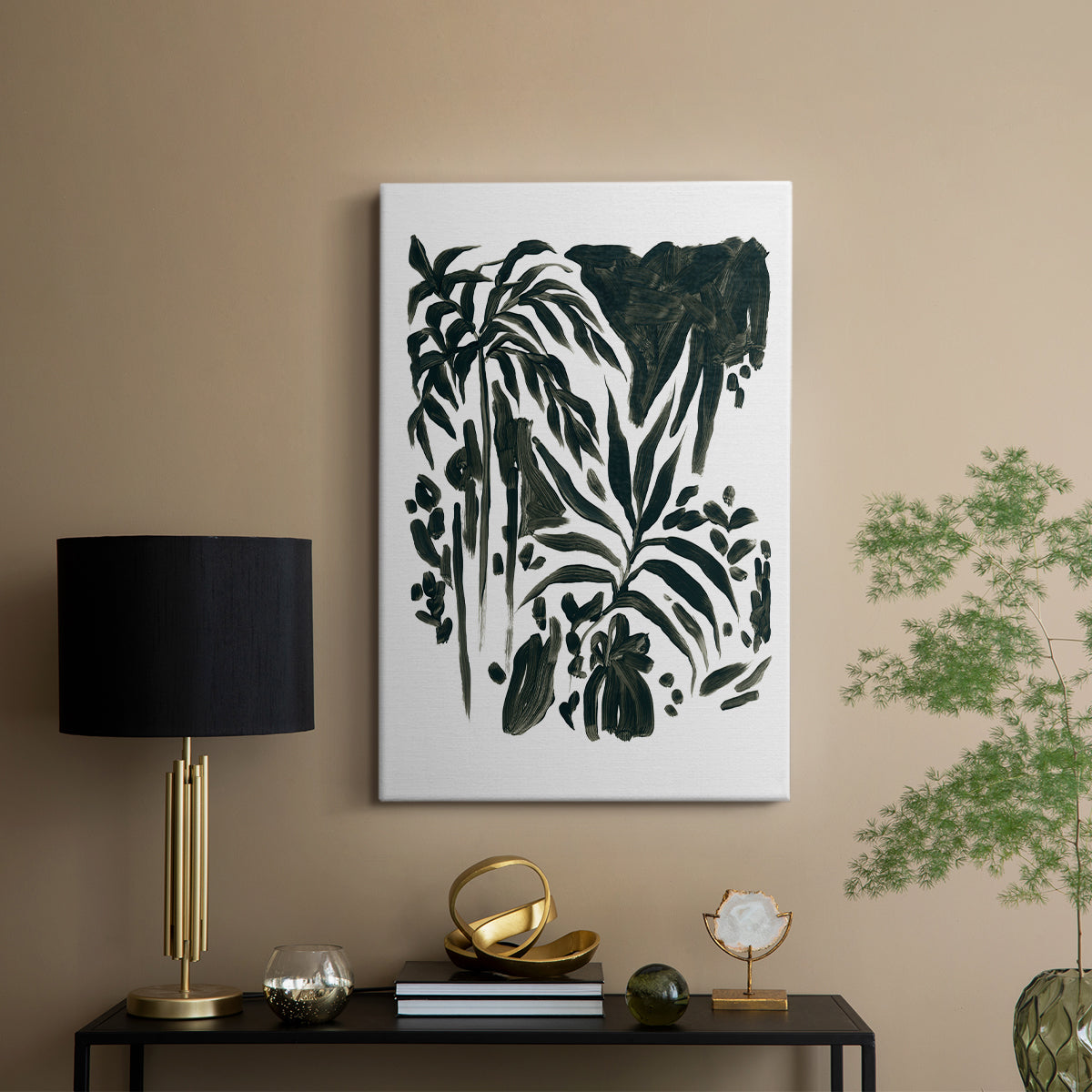 Ink Jungle II - Canvas Art Print