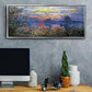 Sunset on the Seine - Floater Framed Canvas Print