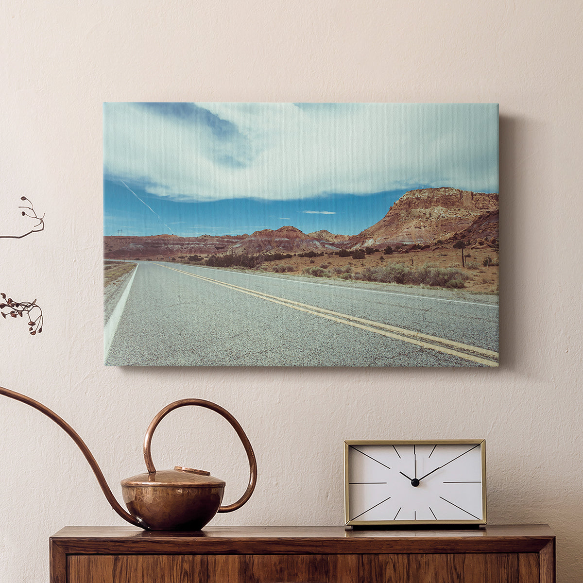 New Mexico Drive I - Canvas Art Print