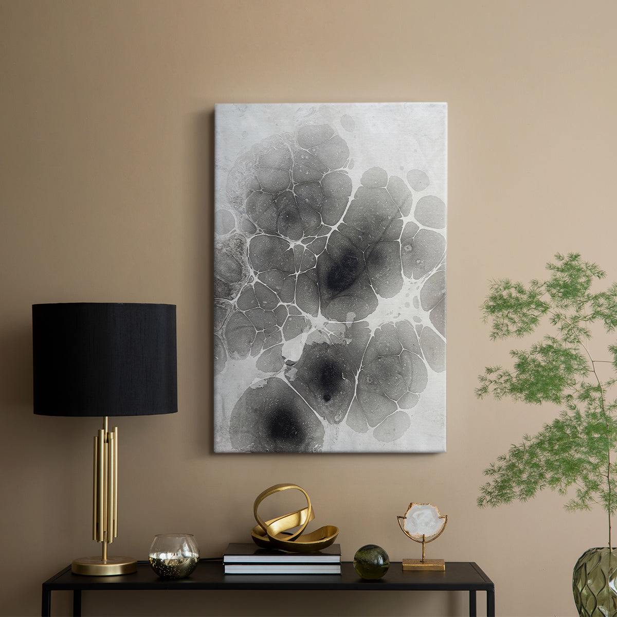 Marbling XI - Canvas Art Print